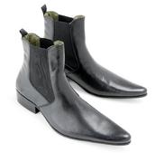 View Item Ikon Originals Revolver Chelsea Beat Boot Leather Black